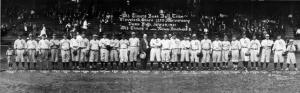 The Big Picture, Old-Timers’ baseball team on Dunn Field at Cleveland’s 125th anniversary celebration, Cleveland, Ohio, July 29, 1921.